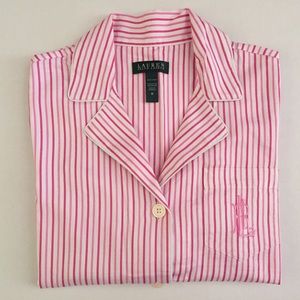 ⬇️$15⬇️Ralph Lauren PJ Top Sz M